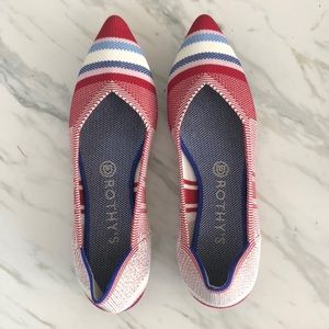 RARE Limited Edition Varsity Stripe Rothy’s Flats